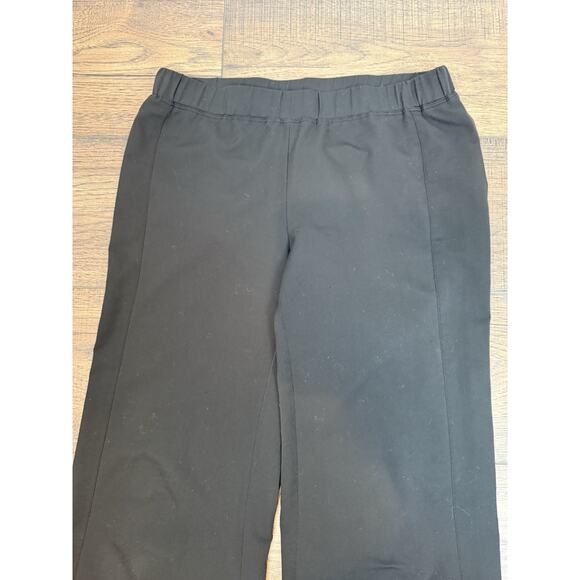 Derek Lam 10C X Athleta Black Wide Leg Workout Pants Size Small Full Length - Picture 2 of 7